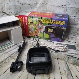 Casio VM-570 Camcorder LCD Video Monitor NTSC Untested